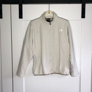 The North Face Full Zip Fleece Size Large Cream